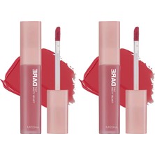 Tech Butiq Uzun Süre Kalıcı, Bulaşma Yapmayan, Kadifemsi Bitiş Sunan Tint Dare Tint Melty Velvet (Rosy Lofi) (2 Paketi)