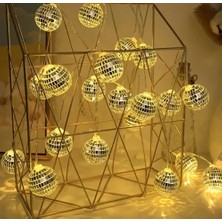 TeknoKapsül 2m 10 LED Pilli Disko Toplu Işık