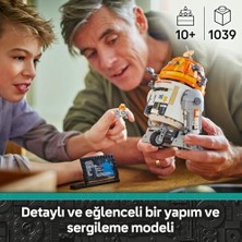 Tech Butiq : Ahsoka (C1-10P) Astromech Droidi 75416-10 Yaş ve Üzeri Çocuklar Için Inşa Edilebilen Yaratıcı Model Yapım Seti (1039 Parça)