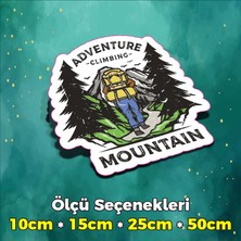 Sb Store Kamp Temalı Sticker Etiket Outdoor Adventure Camping Karavan - Model 91 - 10CM