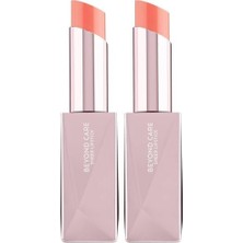 Tech Butiq Beyond Care Sheer Lipstick 902 - Sheen Apricot - Yoğun Nemledirici Besleyici Etki - Parlak Ruj (2 Paketi)
