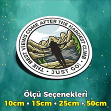 Sb Store Kamp Temalı Sticker Etiket Outdoor Adventure Camping Karavan - Model 98 - 10CM