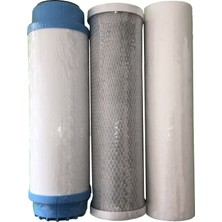 Naturel Açık Kasa Su Arıtma Cihazı Filtre Seti (3 Filtre)