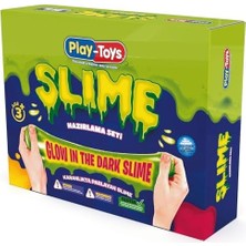 Tech Butiq Dıy Slime Hazırlama Seti, Karanlıkta Parlayan Sihirli Slime Kiti, Stem Destekli Duyusal ve Yaratıcı Oyuncak, 3+ Yaş Çocuklar Için