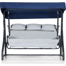 Erinöz Salvia 3 Kişilik Bahçe Balkon Teras Salıncağı