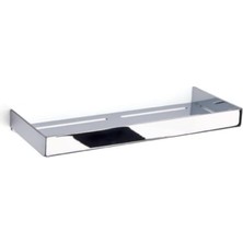 Tech Butiq Banyo Krom Duş Rafı Krom Renk 50X100X250 mm Beyaz Tek Ebat BA3002 043 Cr