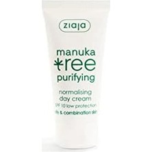 Tech Butiq Ziaja Manuka Ağacı Akneli Cilt Gündüz Kremi, Manuka Ağacı Serisi, 50 ml