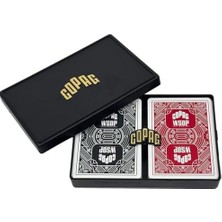 Tech Butiq Copag Wsop 2024 World Series Of Poker Edition, Premium Pvc Poker Kartları, Iki Deste (Kırmızı, Siyah)