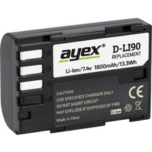 Tech Butiq D-LI90 Batarya K7, K5, K5 Iı, K5 Iıs, K3, K01, 645D Için