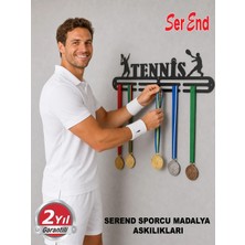 Serend Tenisci Madalya Askısı Erkek  - Men's Tennis Medal Hanger