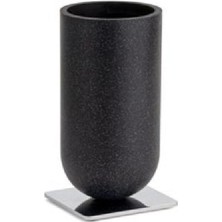 Tech Butiq Diş Fırçalığı Siyah/krom Renk 143X75X75 mm