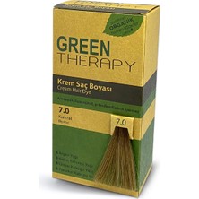 Green Therapy 7.0 Kumral Krem Saç Boyası Amonyaklı Formül ile Üstün Beyaz Kapatma Özelliği