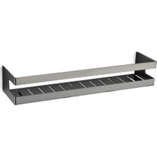 Tech Butiq Banyo Duş Raf Sistemi Füme Renk 98X100X400 mm Füme Tek Ebat BA3001 043 Bbn