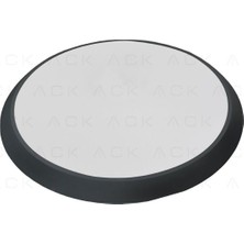 Ack 18W 6500K Sıva Üstü LED Tavan Armatürü Siyah AD02-00131