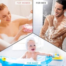 Tech Butiq Silikon Vücut Temizleyici, 2si 1 Arada Yükseltilmiş Banyo ve Şampuan Fırçası, Duş Için Peeling Vücut Fırçası, Premium Silikon Lif, Saç Derisi Masaj Fırçası, Kadın