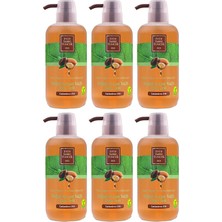 Tech Butiq Doğal Argan Yağlı Duş Jeli 600 ml Pet Şişe x 6 Adet