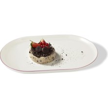 Güral Porselen Bilbao 2 Parça 30x16 cm Kayık Tabak Cooper Bakır
