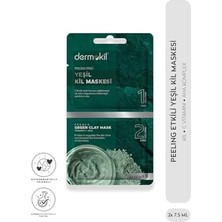 Tech Butiq Peeling Etkili Yeşil Kil Maskesi 2x 7.5 ml