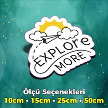 Sb Store Kamp Temalı Sticker Etiket Outdoor Adventure Camping Karavan - Model 93 - 10CM