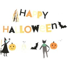 Tech Butiq - Happy Halloween Garland - Happy Halloween Asılan Süs