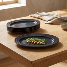 GÜRAL PORSELEN Güral 2 Adet 29 Cm Kayık Tabak Reaktif  Oasis Vr 1131