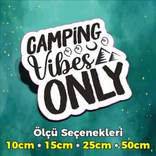 Sb Store Kamp Temalı Sticker Etiket Outdoor Adventure Camping Karavan - Model 97 - 10CM