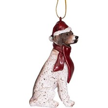 Tech Butiq Christmas Ornaments - Xmas Pointer Yazlık Köpek Süsü