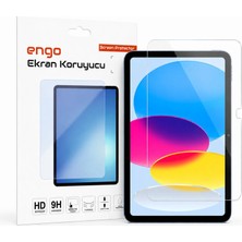 Engo Apple iPad 10. Nesil Ekran Koruyucu 9H Parlak Nano 10.9 inç A2696 A2757 ile Uyumlu