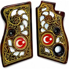 Yücel Av Bayii Tek Düğmeli Beretta Mod 70 Işlemeli Ahşap Kabze
