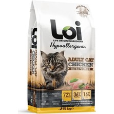Loi Yetişkin Tavuklu Kedi Maması 15KG