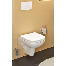 Tech Butiq Base 200 A44104 Tuvalet Fırçalığı, Krom