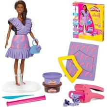 Die Grup Play-Doh Barbie Fashionista Ruffles Oyuncak Bebek Seti