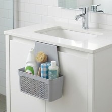 Tech Butiq Dolap Içi Asılabilir Plastik Organizer Deterjan Sünger Düzenleyici Askı Mutfak Banyo Dolap Içi Düzenleyici Kapak Arkası Organizer Sepet (Asorti Renk)