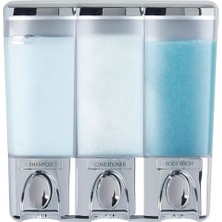 Tech Butiq Products Clear Choice Duş Şampuan ve Sabunluk, 19X9X19 Cm, Krom