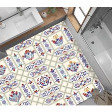 Tech Butiq Yer Kaplama Zemin Kaplama Folyosu 65X130 cm Turk Patchwork
