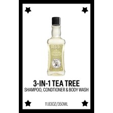 Reuzel Tea Tree Erkekler için 3ü1 Arada Şampuan 350ML