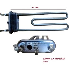 Isıkar ÇAMAŞIR MAKİNESİ REZİSTANSI DELİKLİ 2000W 22CM AEG-ARÇELİK-BOSCH-VESTEL