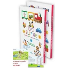 Mat Kitap Çocuklar İçin Elif Be - Melek Bozdoğan (2 Kitap) Okul Öncesi Eğitici Kitaplar 3-6 Yaş Aralığı