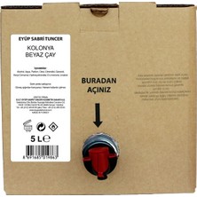 Eyüp Sabri Tuncer Beyaz Çay Kolonyası 5 lt 65 Derece Ferahlatıcı Koku Dökme Ambalaj