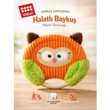 GiGwi Jungle Explorers Serisi Halatlı Baykuş Köpek Oyuncağı - Küçük & Orta Irk