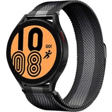 Tedarik Watch 20MM Metal Mıknatıslı Kordon (Saat Değildir) - Siyah-Beyaz Najmaddin