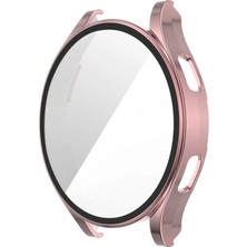 Tedarik Watch 5 44MM Wall Camlı Kasa Ekran Koruyucu - Rose Gold Najmaddin