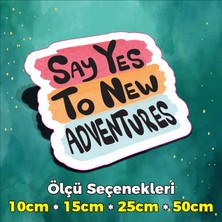 Sb Store Kamp Temalı Sticker Etiket Outdoor Adventure Camping Karavan - Model 107 - 10CM