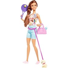 Die Grup Spor Kıyafetleri ile Barbie Bebek, Patencisi ve Aksesuarları
