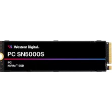 Wd 512GB SN5000S SDEQNSJ-512G 5000-4000MB/S 2280 M2 Nvme Gen4 Disk Kutusuz