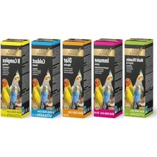 Die Grup 5'li Kuş Vitamin Seti, Sağlıklı Beslenme Için Gerekli Takviye