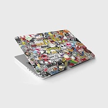 Die Grup Laptop ve Notebook Için Kaplama Sticker - Sticker Bomb Deseni