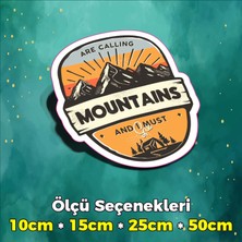 Sb Store Kamp Temalı Sticker Etiket Outdoor Adventure Camping Karavan - Model 105 - 10CM