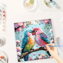 Artzone Sayılarla Boyama Seti 30X30CM - Muhabbet Kuşu