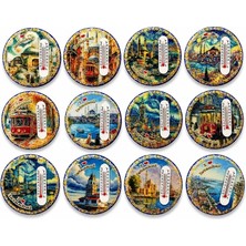Marsilyan Istanbul Temalı Buzdolapı Süsü Magnet ALK5405
